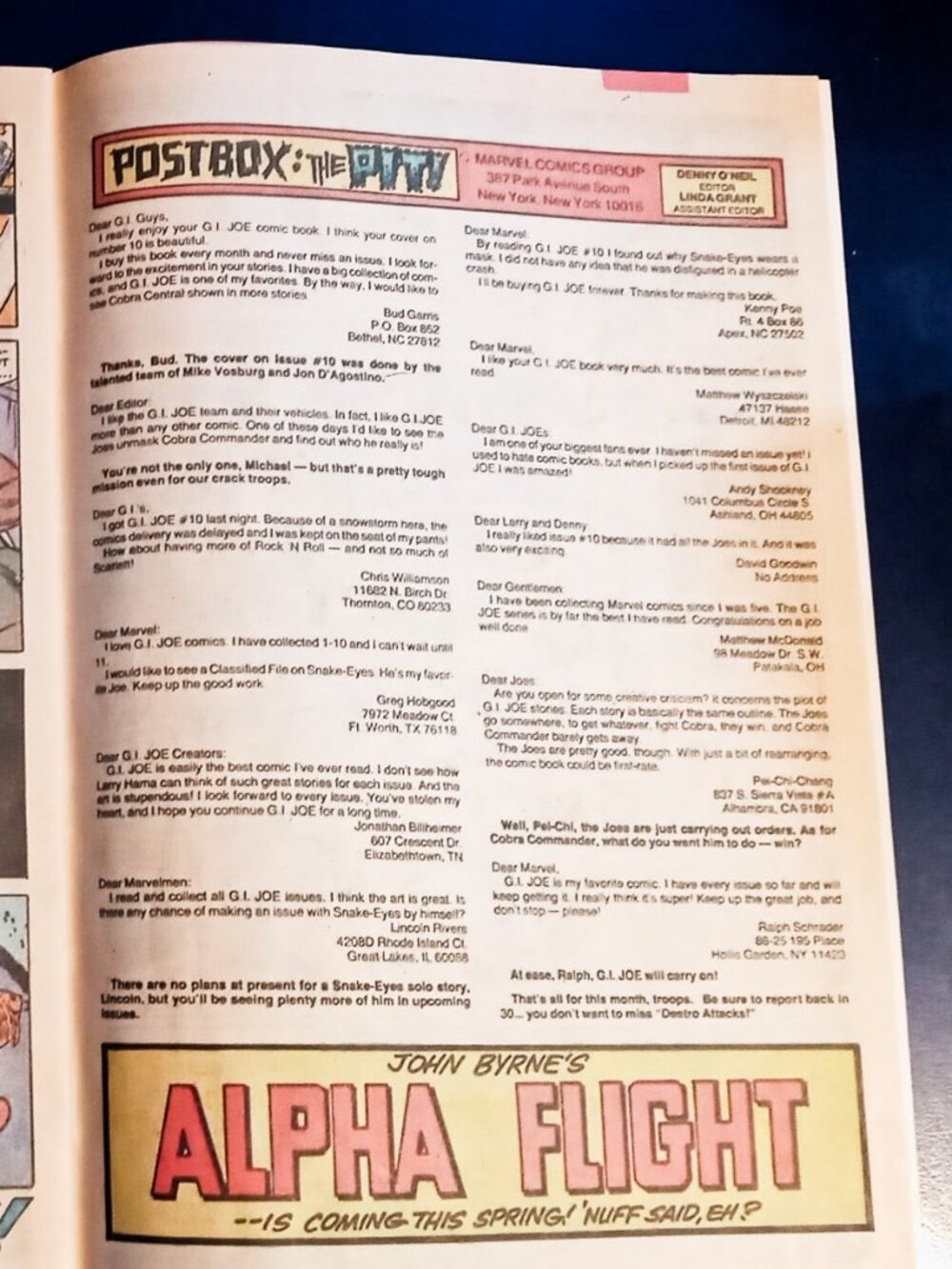 SOLD!!! - G.I. JOE-A REAL AMERICAN HERO! Set of 6 Comic Books 1980s - Picture 11 of 13
